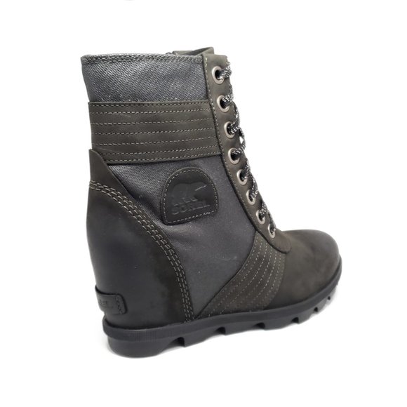 Sorel Lexie Wedge Boots in Black Size 6.5 8 9.5 - Picture 5 of 9